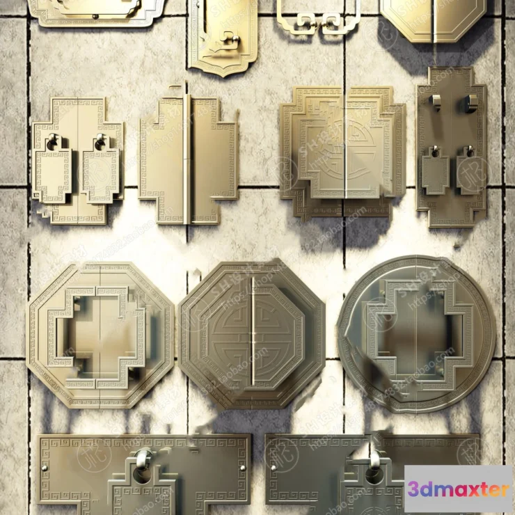 1131148 - Door Handle - 3D Models - 0290