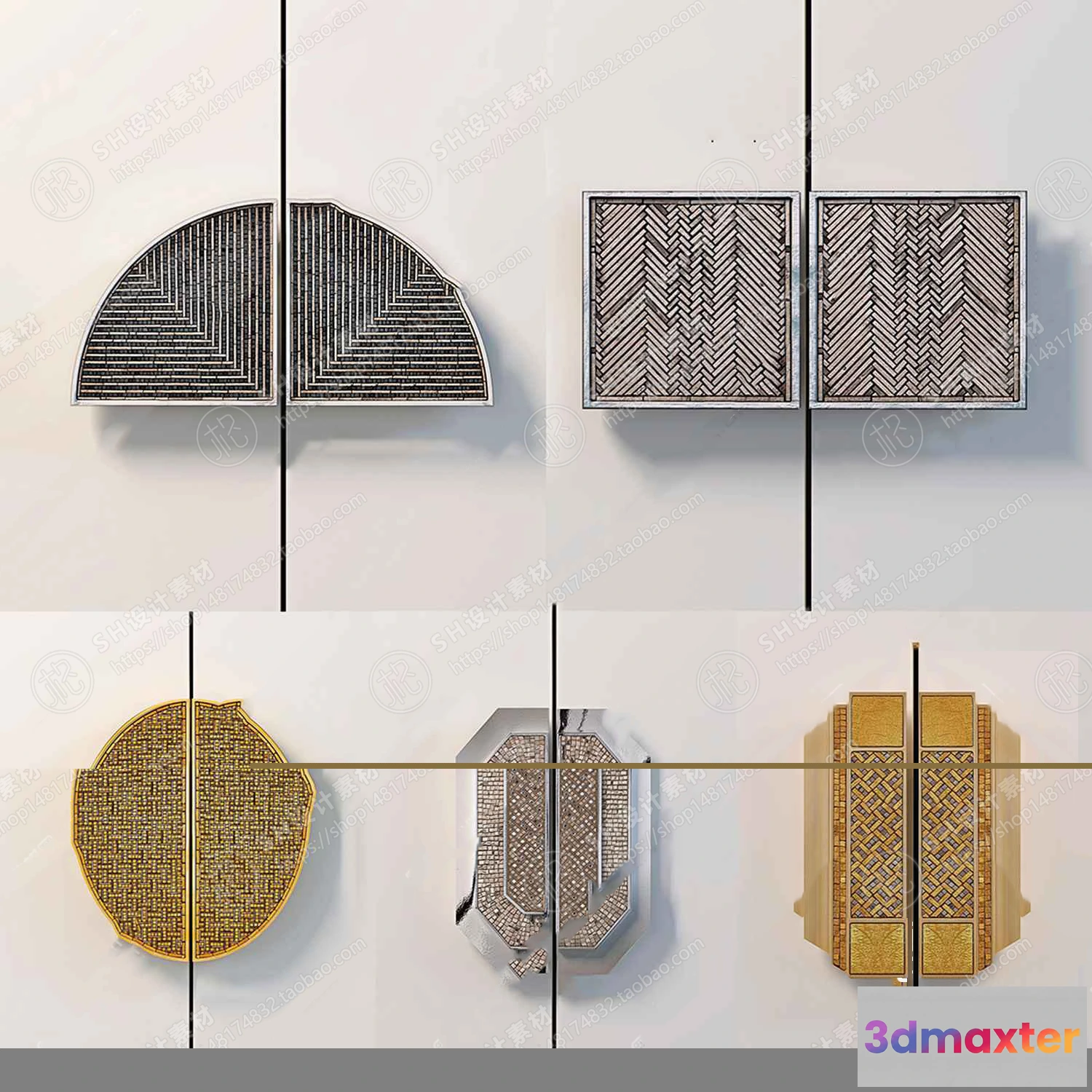 1131150 - Door Handle - 3D Models - 0291