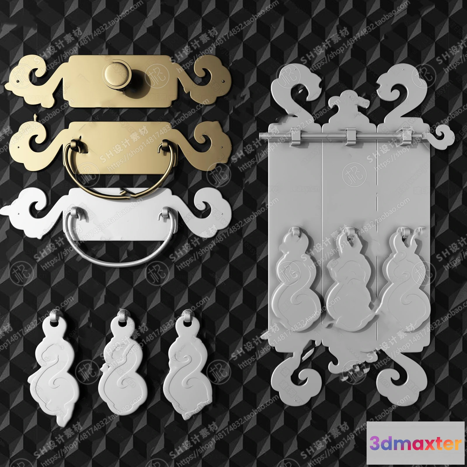 1131152 - Door Handle - 3D Models - 0292