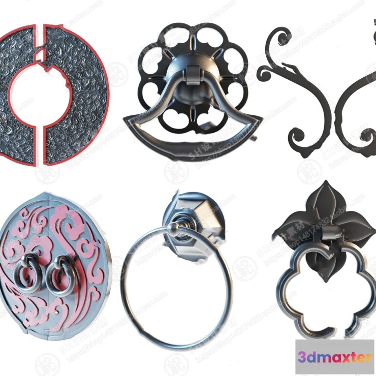 1131158 - Door Handle - 3D Models - 0295