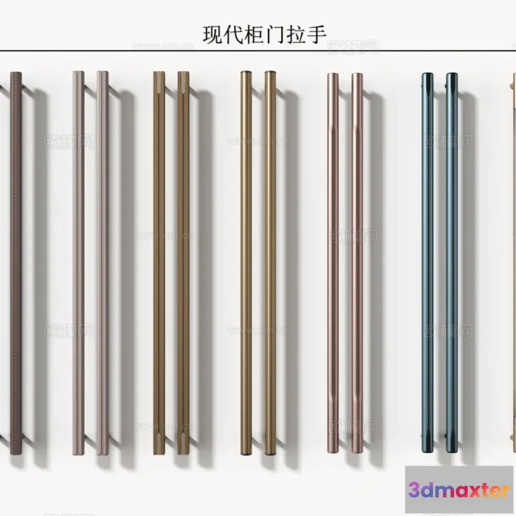 1536208 - DOOR HANDLE - 3D Model For Interior Design - 11274 3D Max