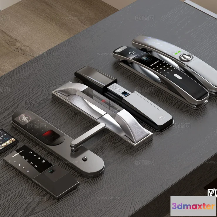 1536238 - DOOR HANDLE - 3D Model For Interior Design - 11289 3D Max