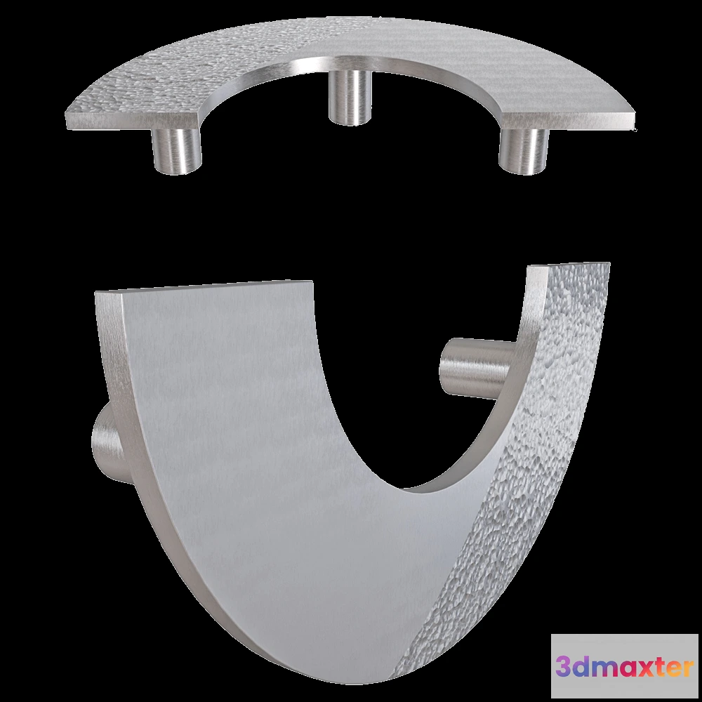 1664032 - Latuning - Door handle Stamped Round NS 3D Max