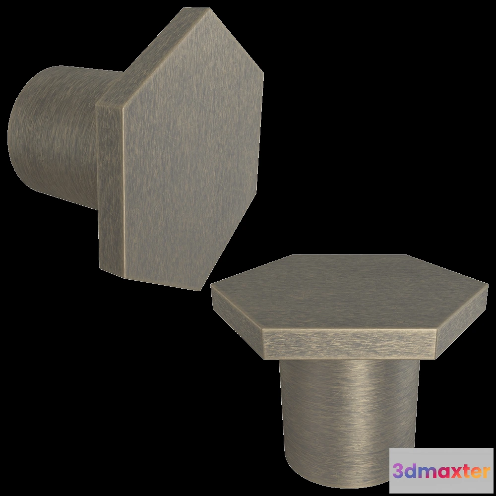 1664254 - Latuning - Door handle Hexagon 2 SP 3D Max