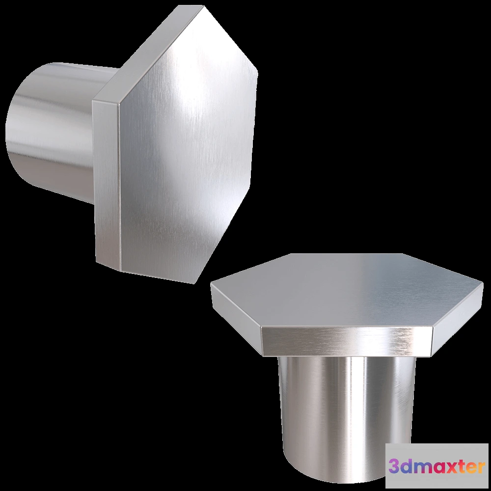 1664256 - Latuning - Door handle Hexagon 2 NP 3D Max