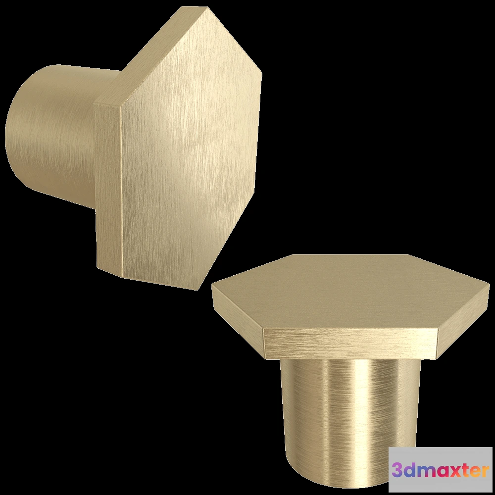 1664258 - Latuning - Door handle Hexagon 2 LS 3D Max