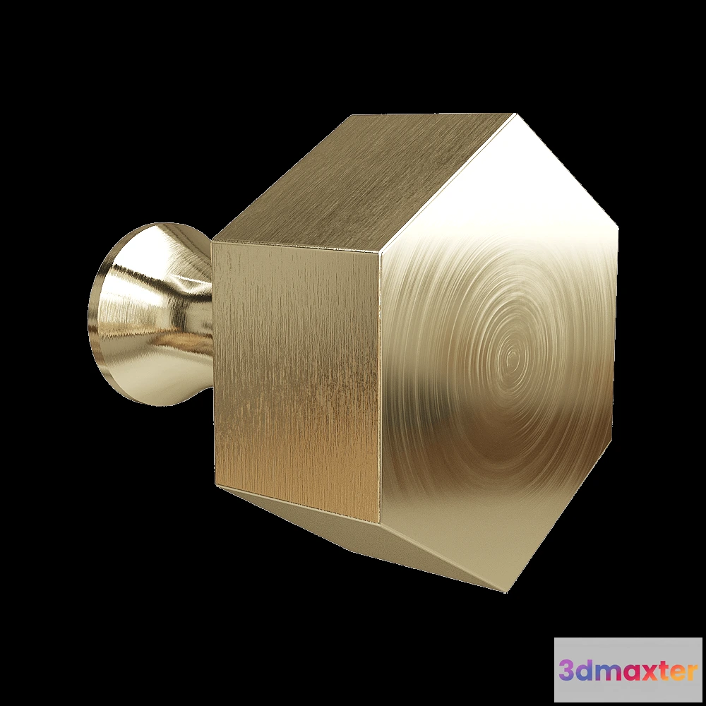 1664322 - Latuning - Handle knob Hexagon 3D Max