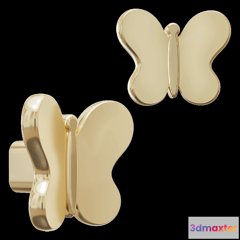 1664382 - PullCast - Drawer handles Butterfly KD7033 3D Max
