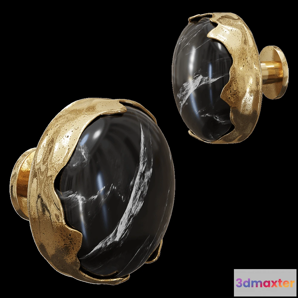 1664386 - PullCast - Drawer handle Tiffany Marble LE3003 3D Max