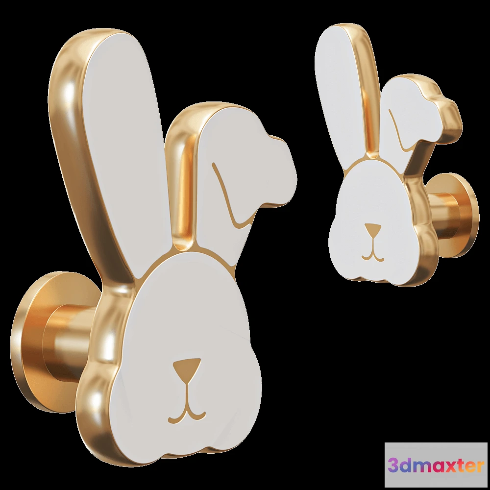 1664390 - PullCast - Drawer handles Bunny KD7008 3D Max