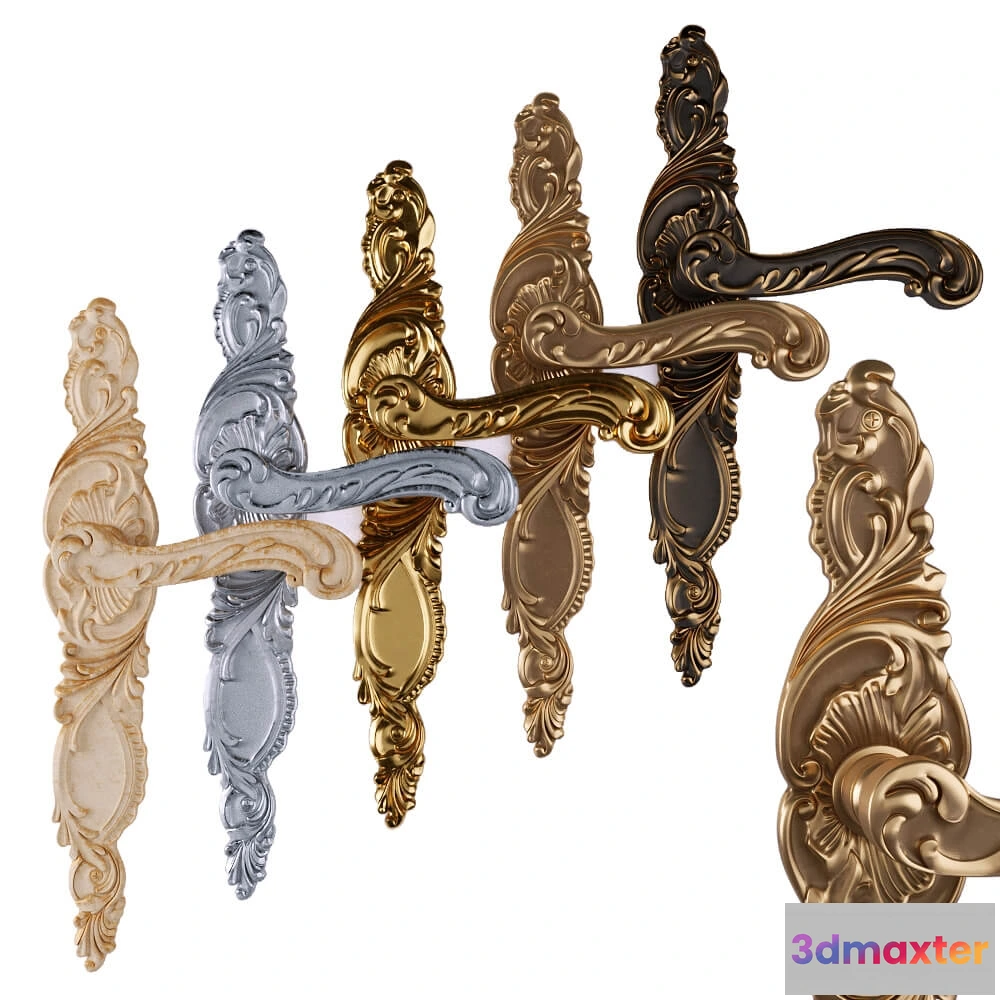 1664476 - other-models - Door Handle GROEL ROCCO 8045 3D Max