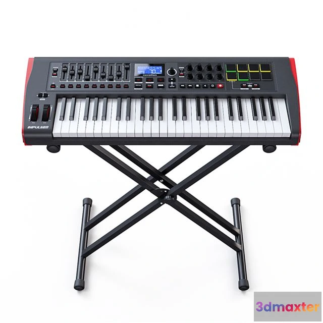 1555549 - MIDI Keyboard Novation Impulse 49 3D Max