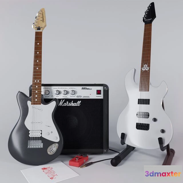 1556329 - Guitar_pro Jackson 3D Max