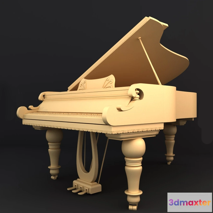 1666110 - other-models - Grand piano 3D Max