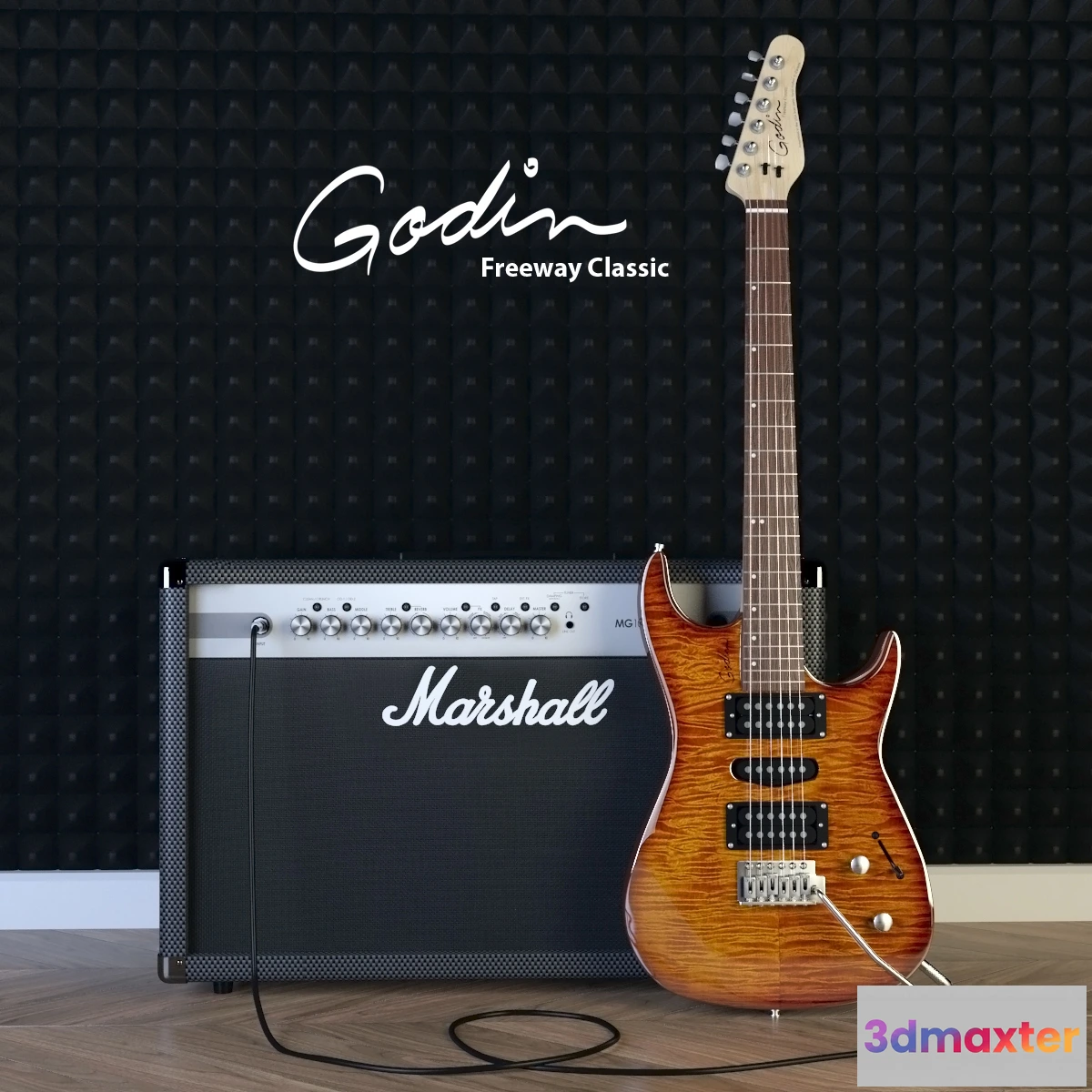 1666122 - other-models - Godin Freeway Classic 3D Max