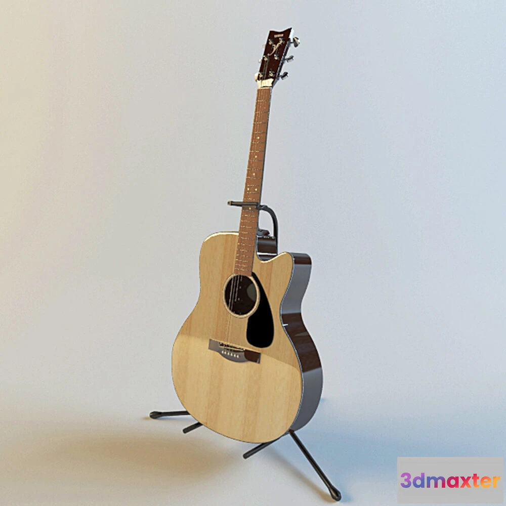 1666180 - other-models - Acoustic guitar 3D Max