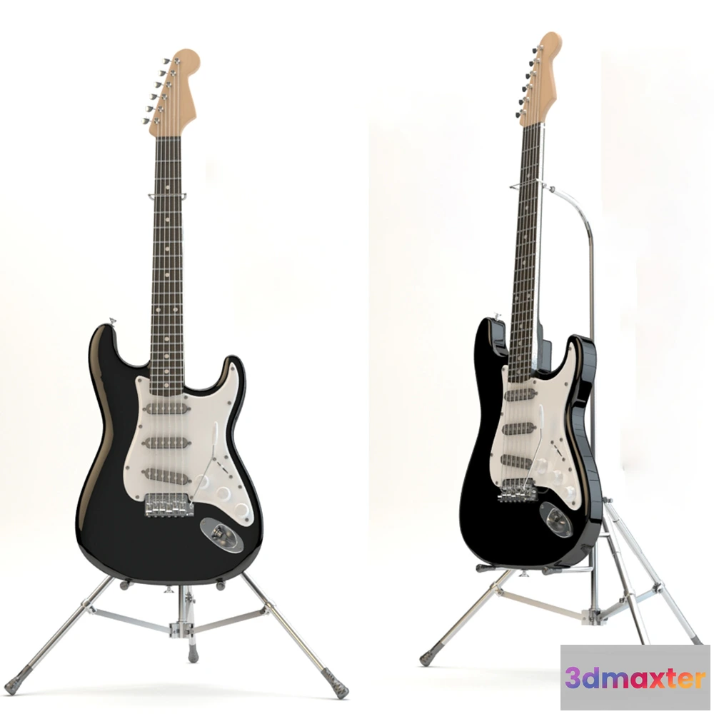 1666182 - other-models - Guitar Fender 3D Max