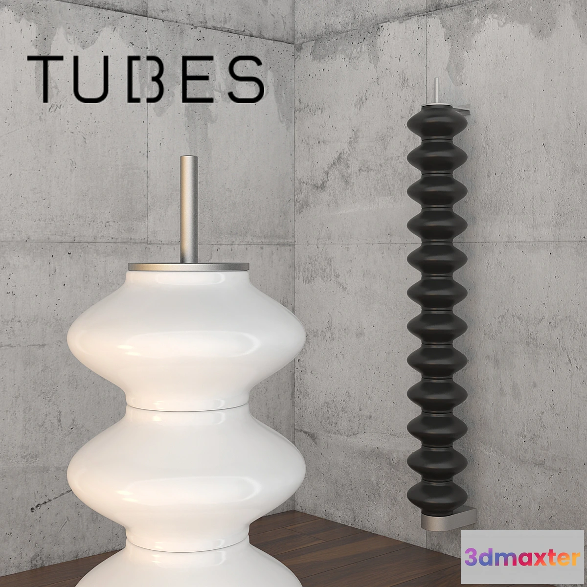 1288096 - Stylish radiators Milano Tubes (Floor and pendant) 3D Max