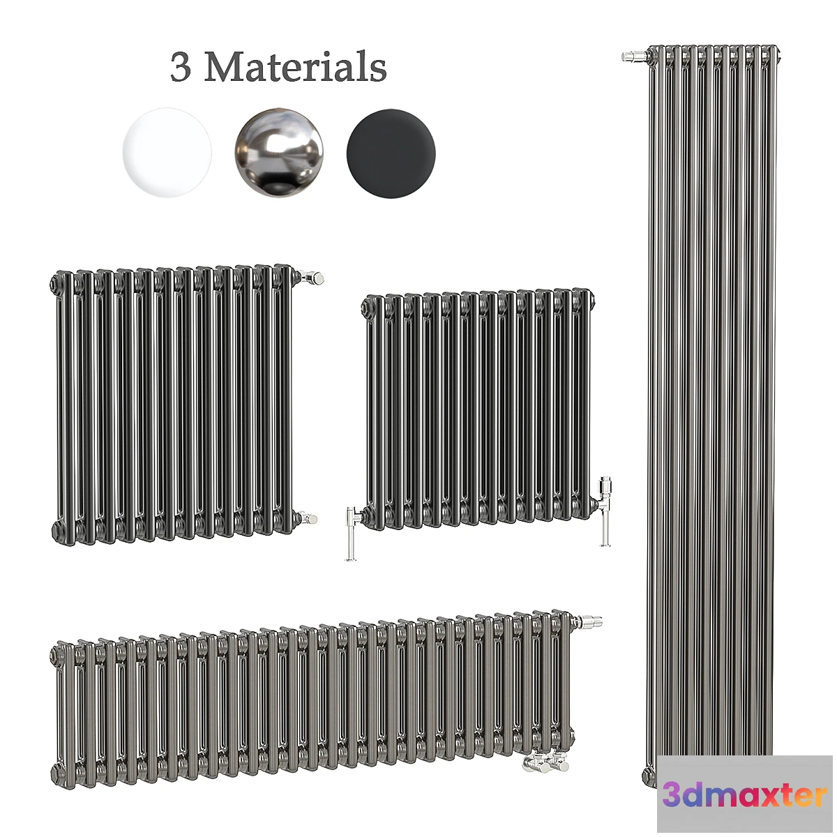 1357584 - Radiator Zehnder Charleston 3D Max