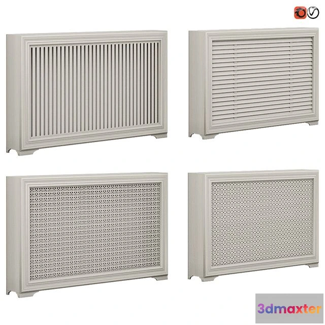 1546237 - Set of radiator screen decorative_02 3D Max