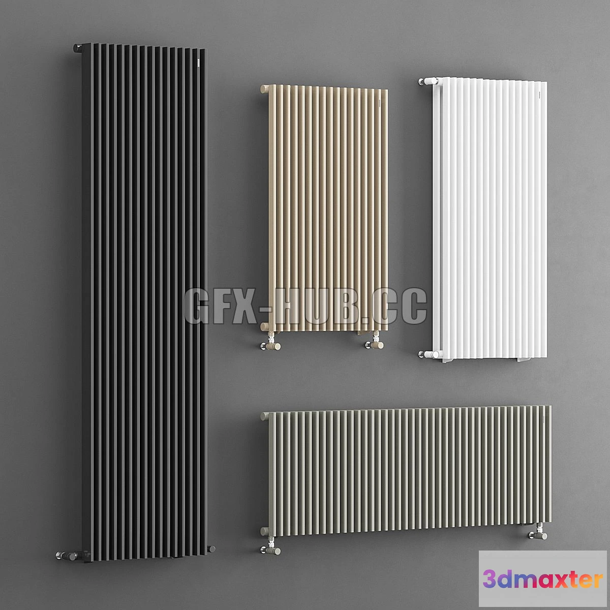 1556749 - Tubes radiatori column 3D Max