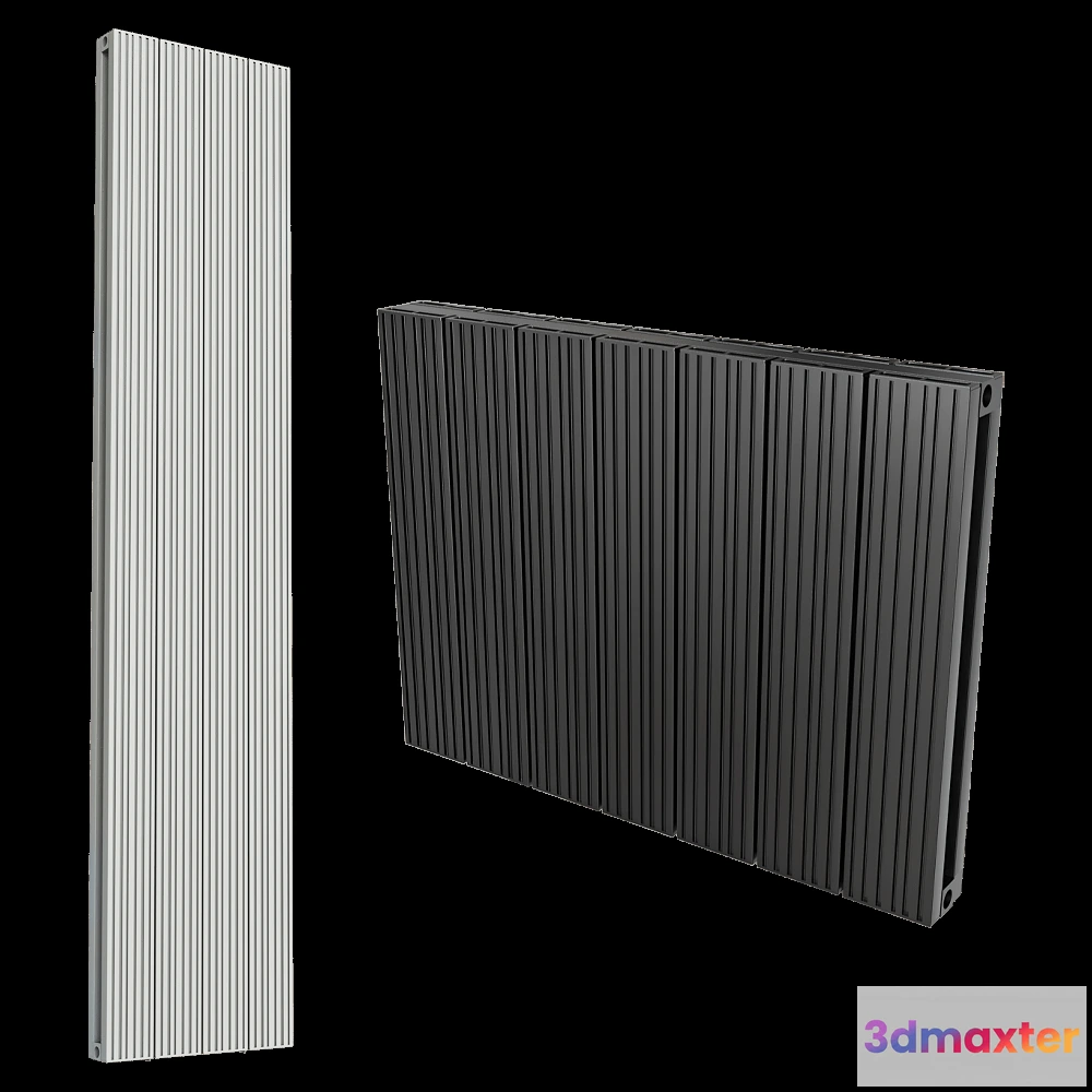 1666214 - CARISA - Radiator Monza double 3D Max