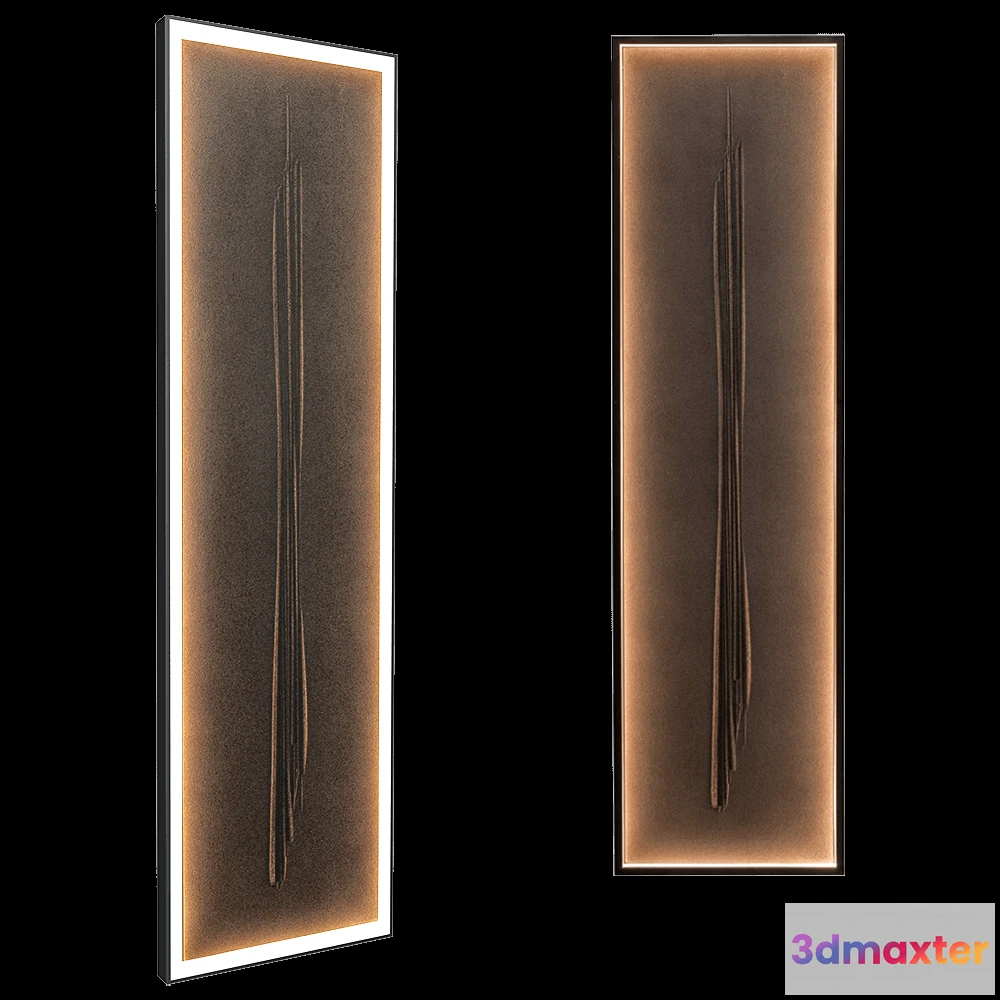 1666256 - CINIER - Radiator Roc Led Zen Goldblack 3D Max