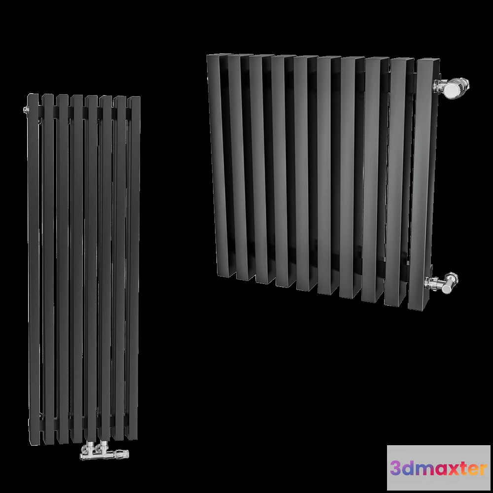1666290 - Guardo - Tubular radiator with rectangular profile RETTA 6P 1 3D Max