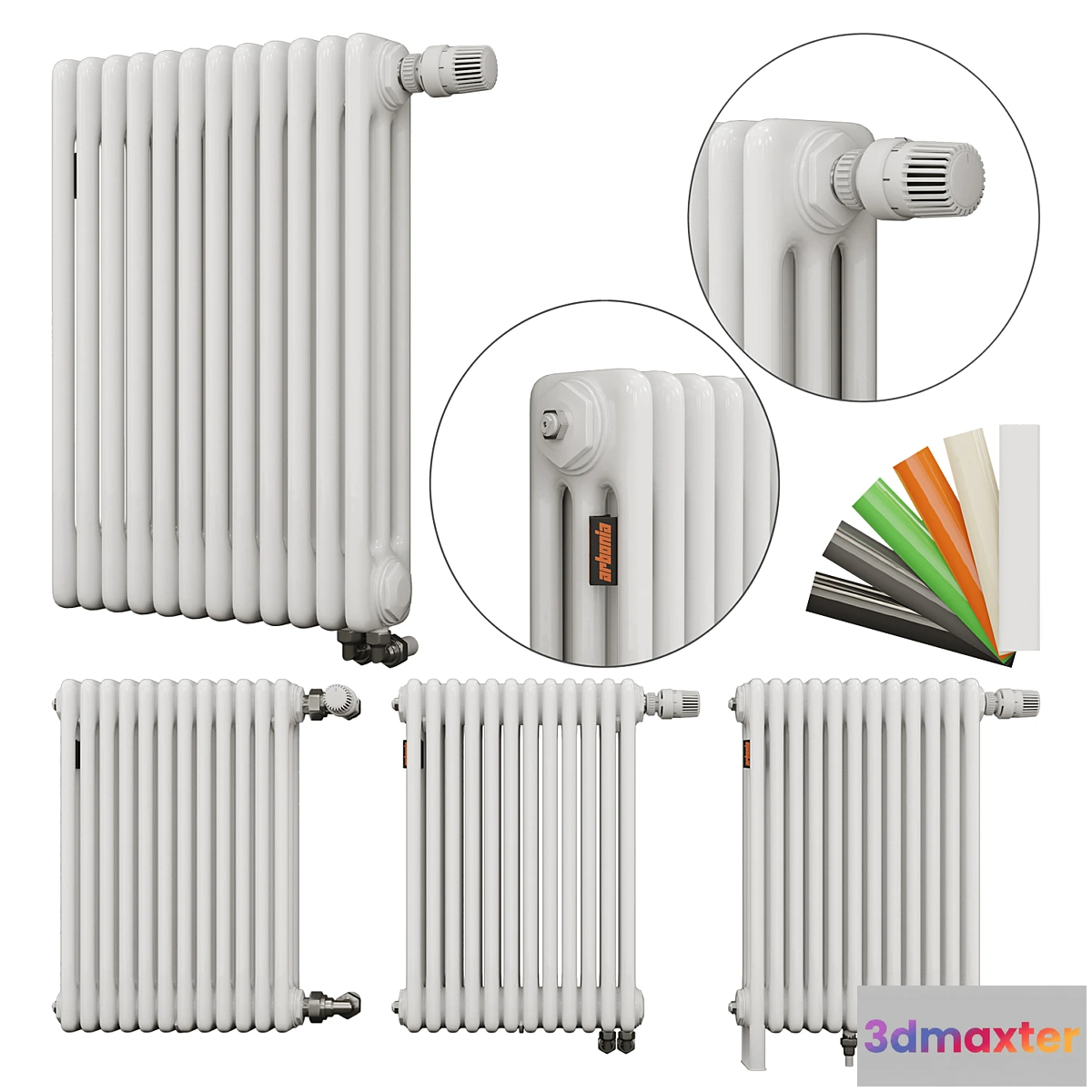 570884 - Arbonia Radiators set (three-tube)