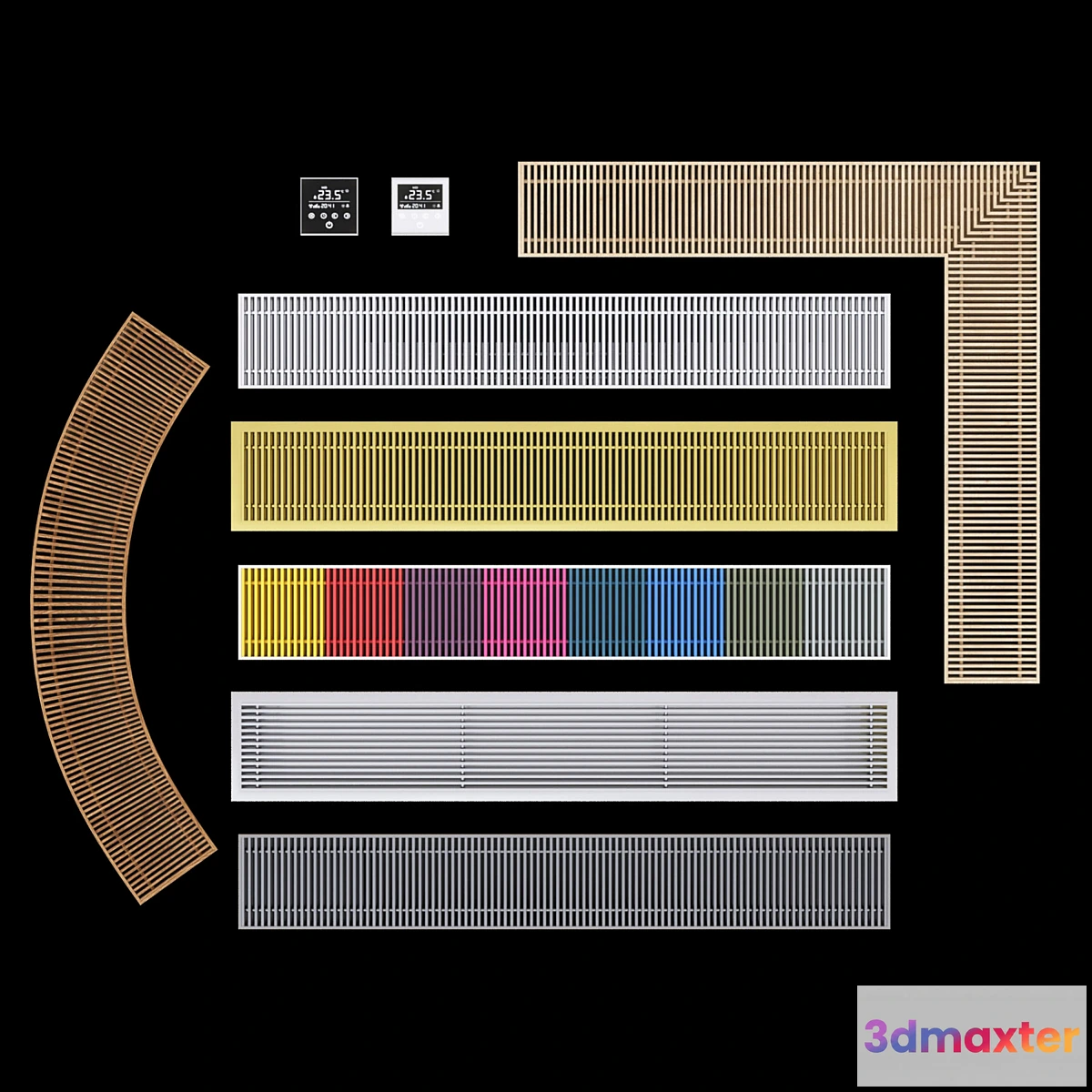570910 - Varmann Ntherm Built-in Radiators and Vartronic Thermostats