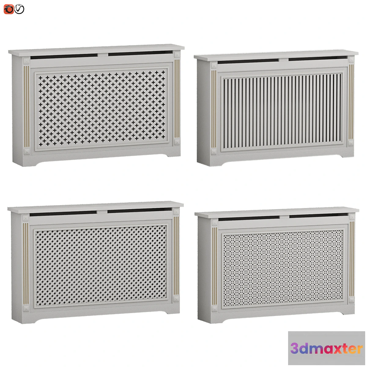 722610 - Decorative radiator screen set_04 - No.2