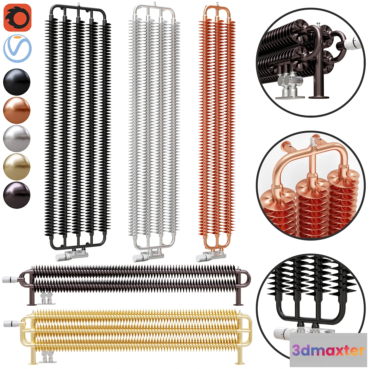 754227 - terma ribbon v radiator