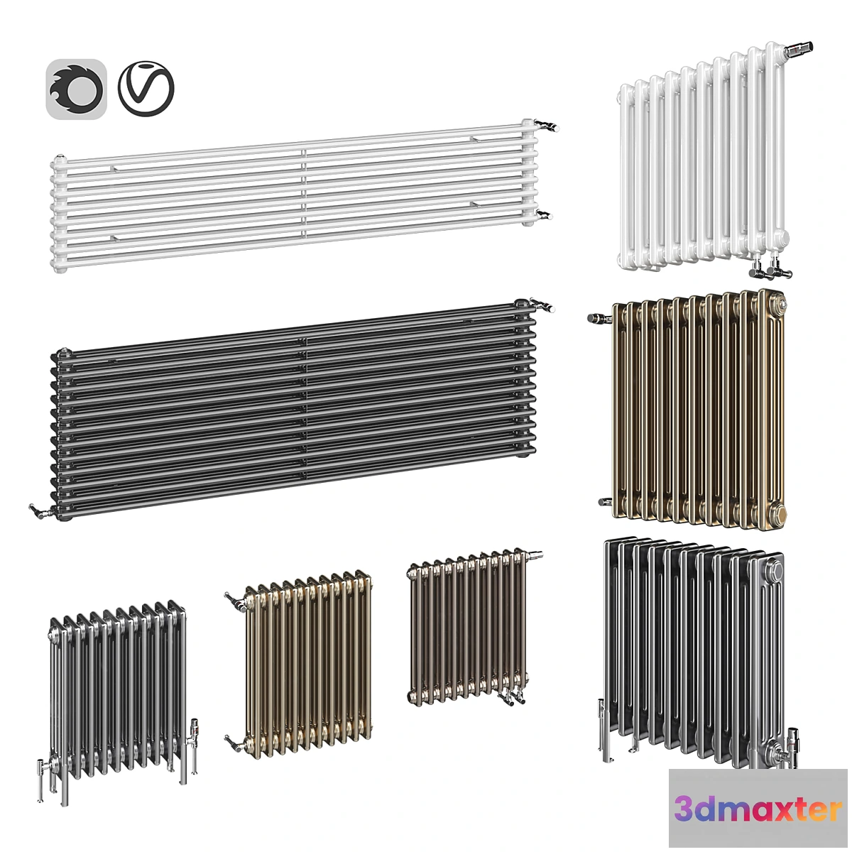 754239 - Zehnder Charleston 2С 3С 4С (Set 01)