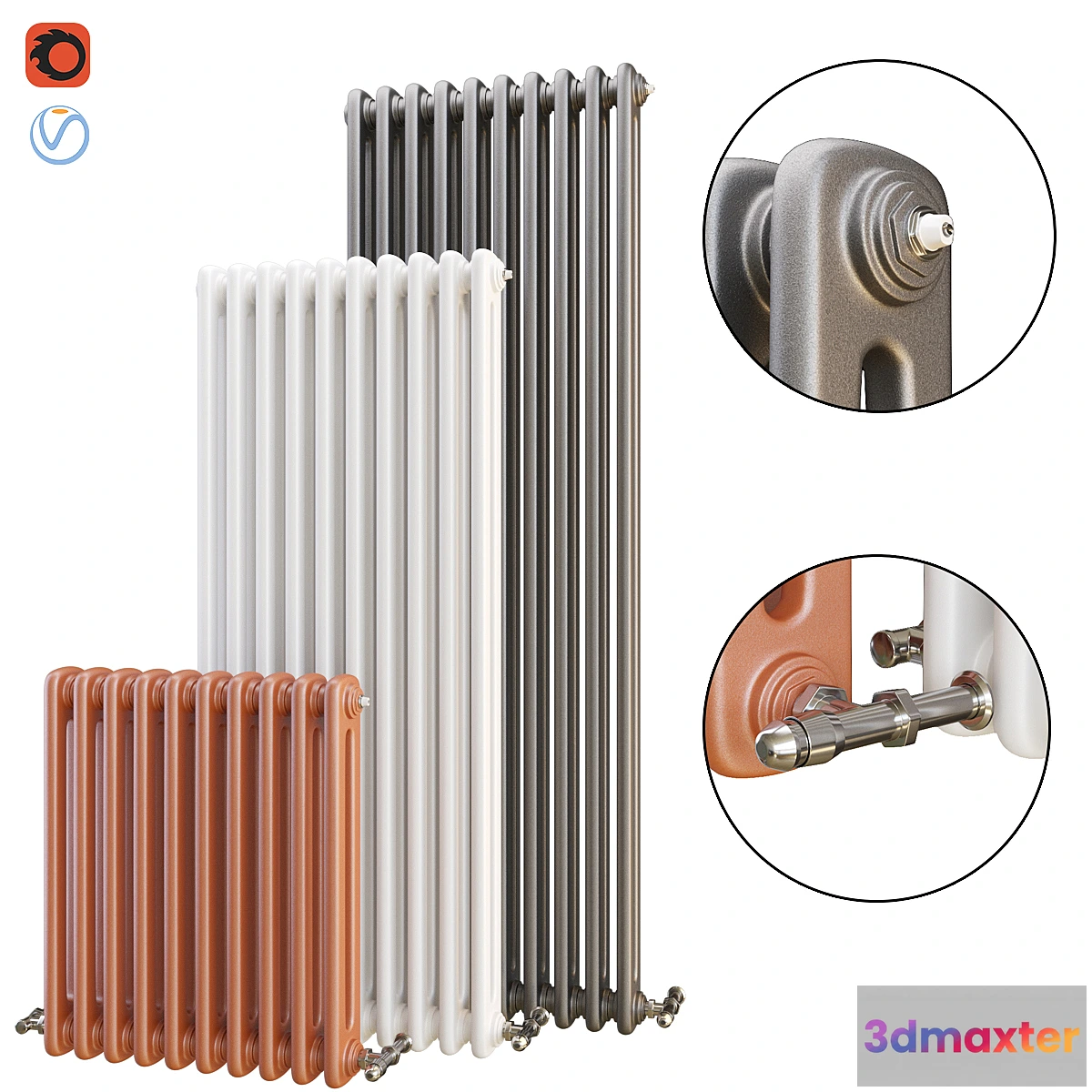 754245 - Wall mounted heating radiator