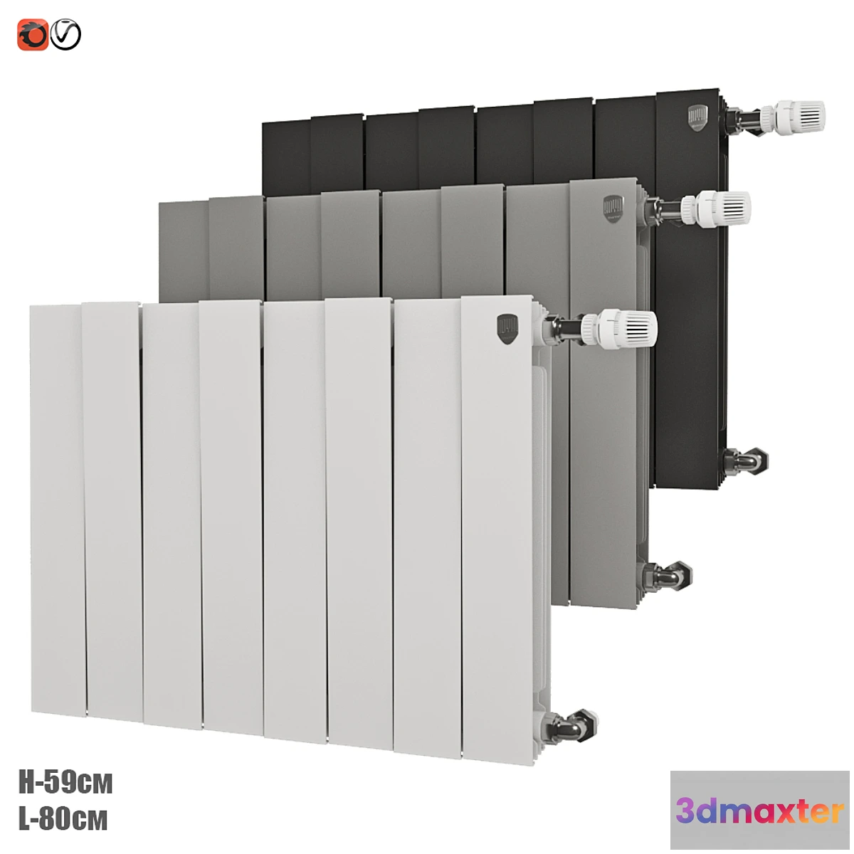754265 - Bimetal radiator PIANOFORTE