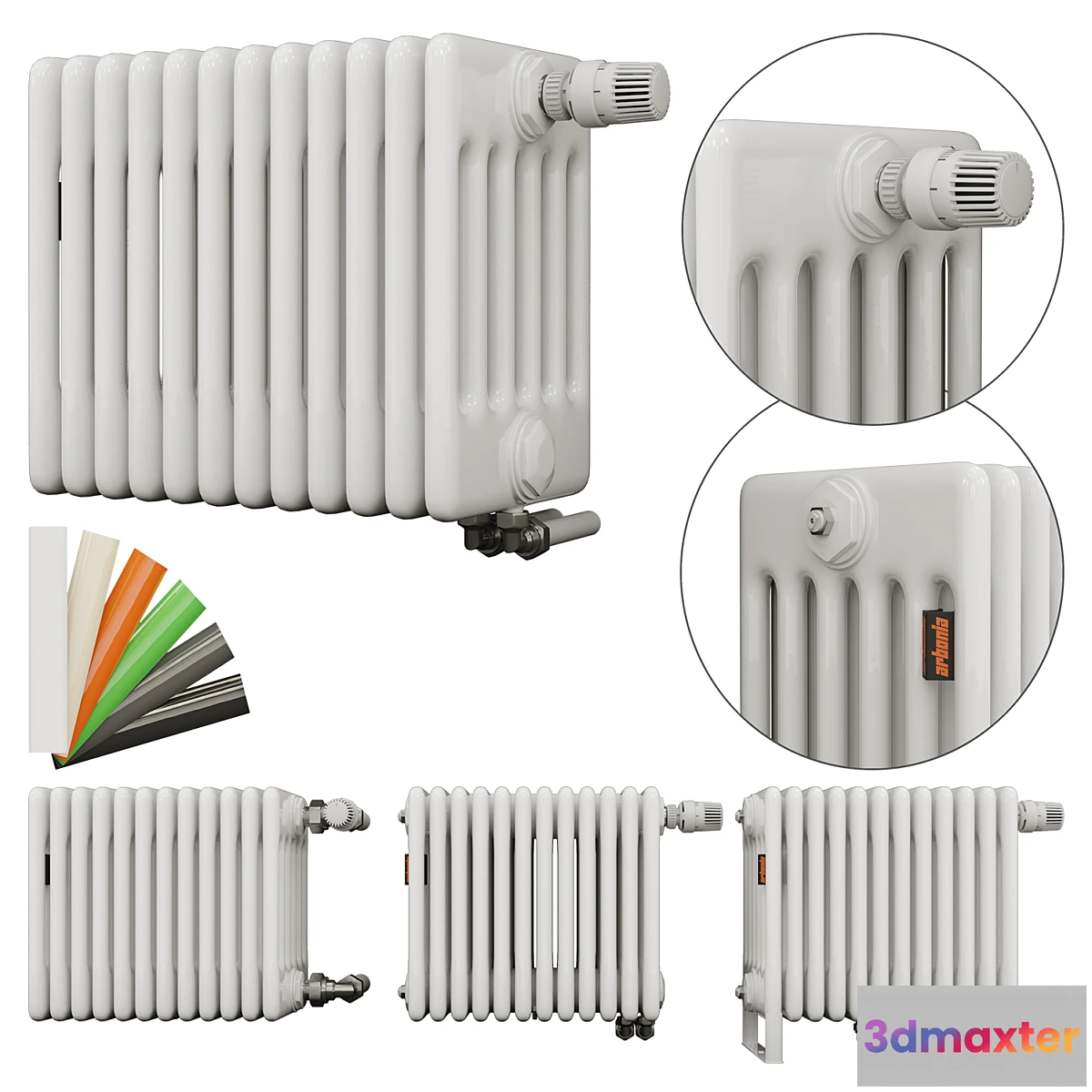 754303 - Arbonia Radiators set (six-pipe)