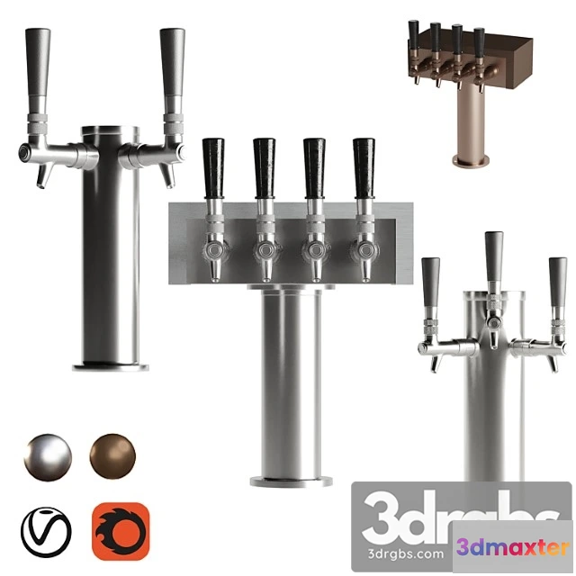 1005690 - 3 Faucet Draft Beer Set