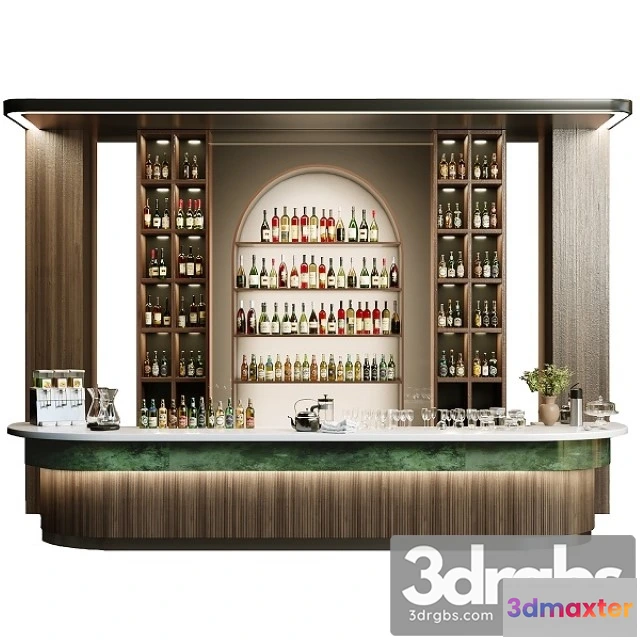 1005866 - Design Of A Restaurant With A Bar and Wine Alcohol