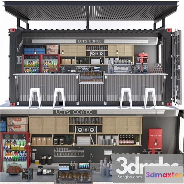 1005938 - Jc shipping container coffee