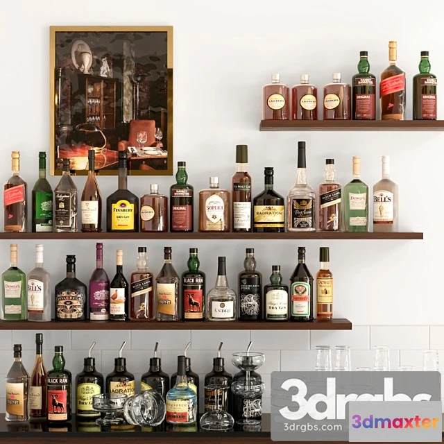 1006012 - Rack with strong alcohol. bar 5