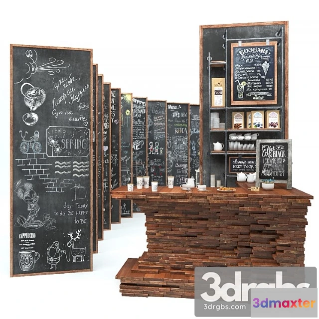 1006048 - Set for creating slate surfaces with chalk images 3