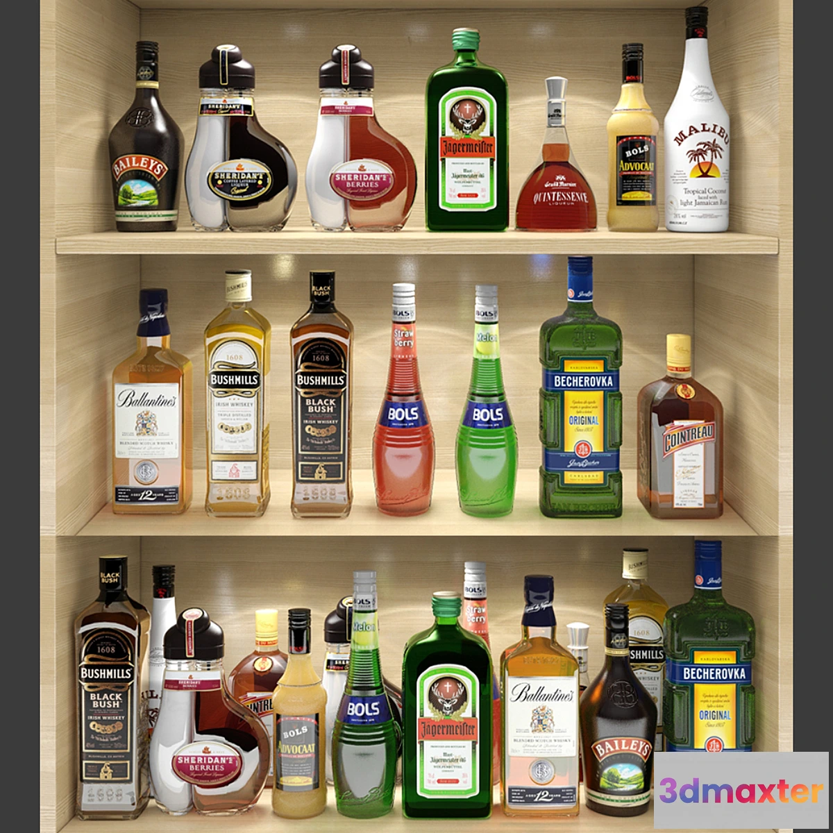1287796 - Bar set 02 3D Max