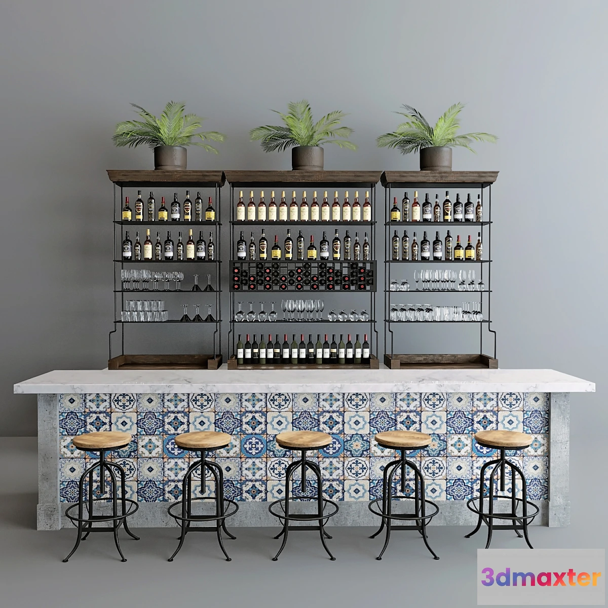 1295744 - Restaurant bar 9 3D Max