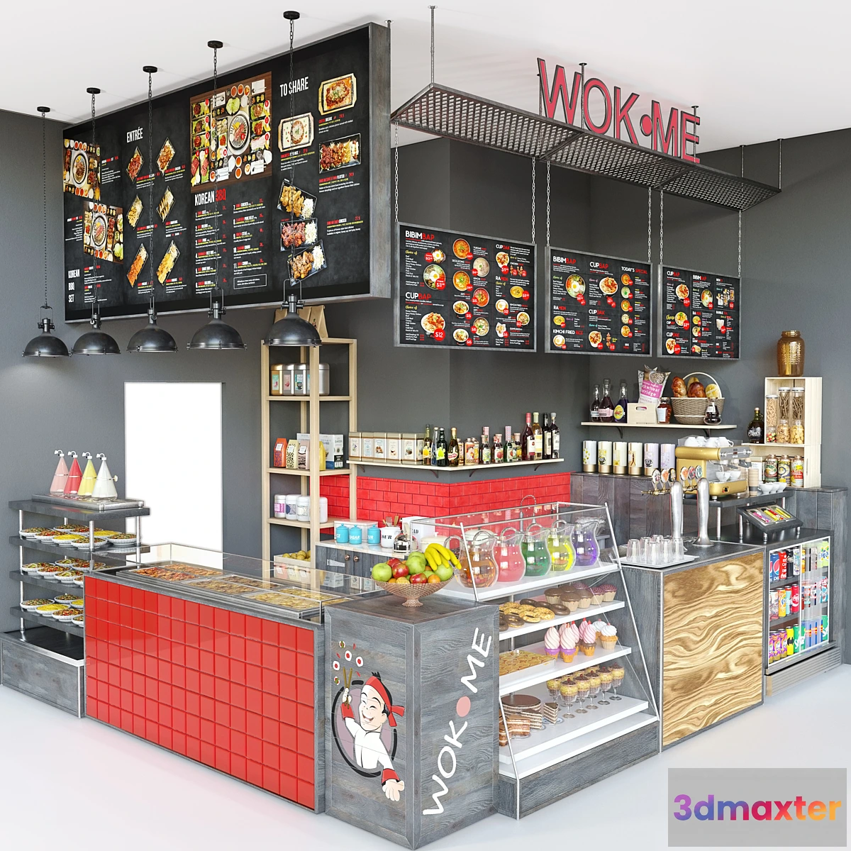 1296566 - CafeShopWok-01 3D Max