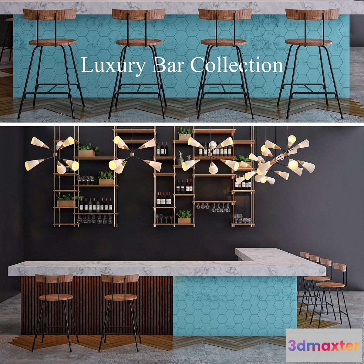 1300685 - Luxury Bar Collection 3D Max