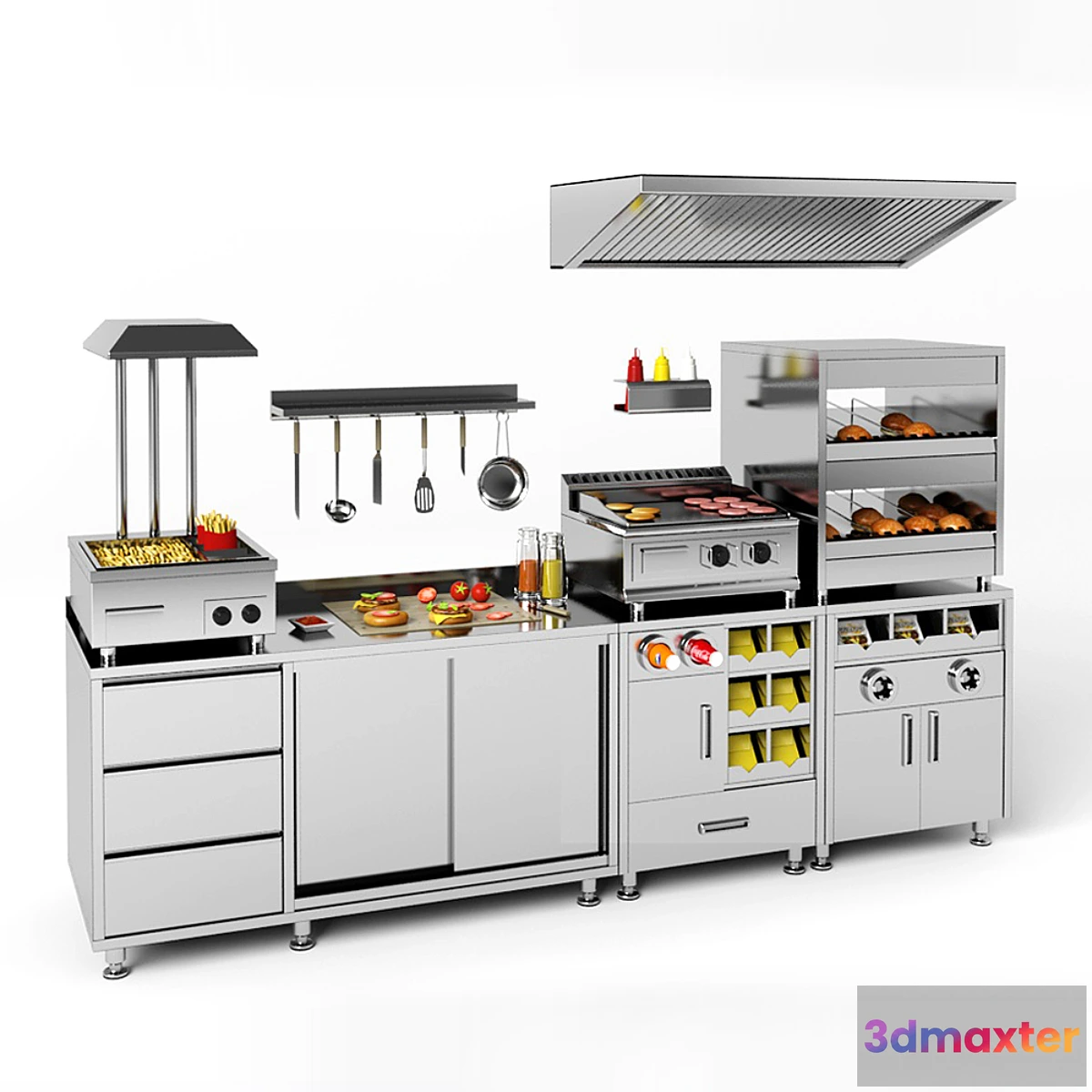 1300899 - Orest equipment for fast food - No.2 3D Max
