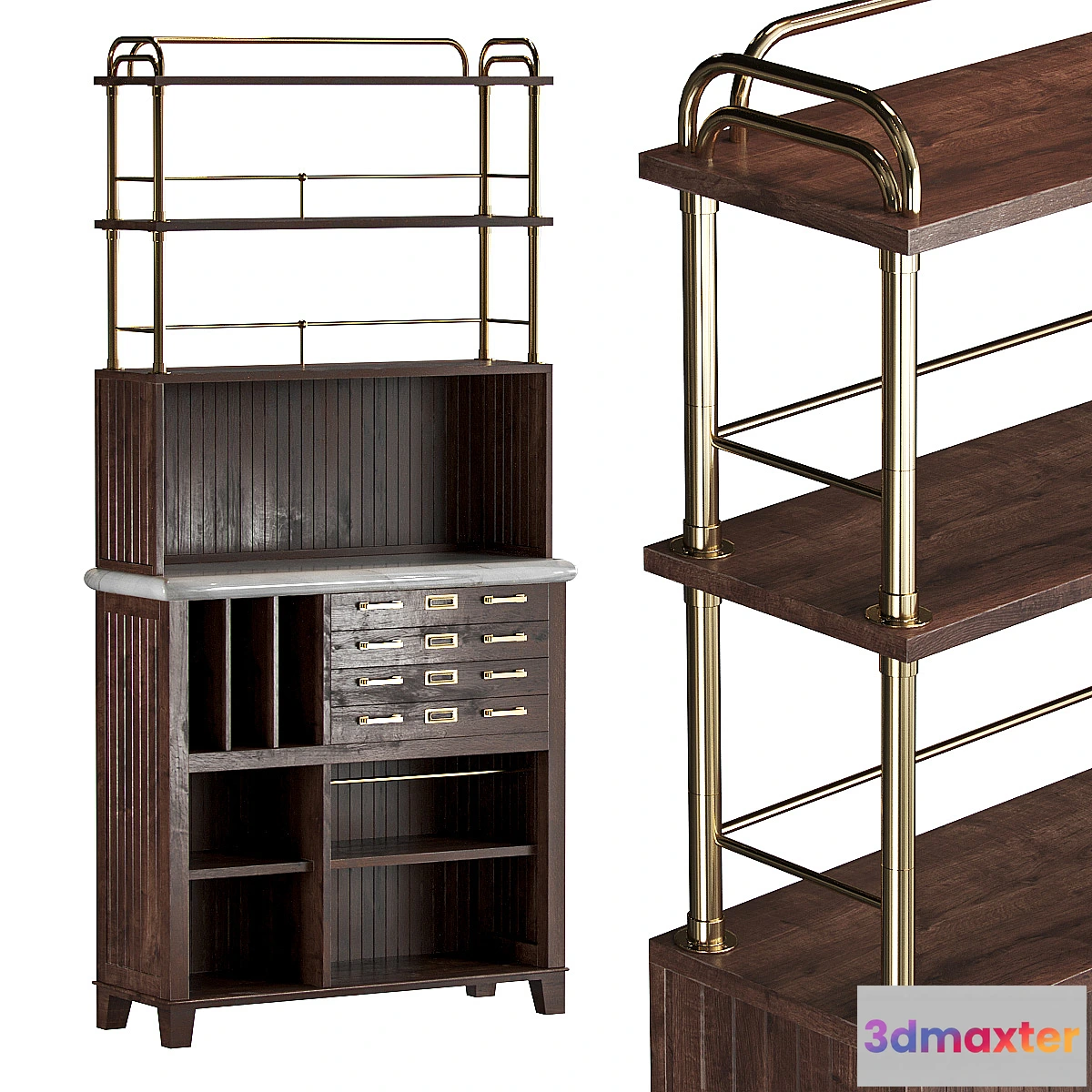 1308166 - Waiter station for restaurant cafe 3D Max