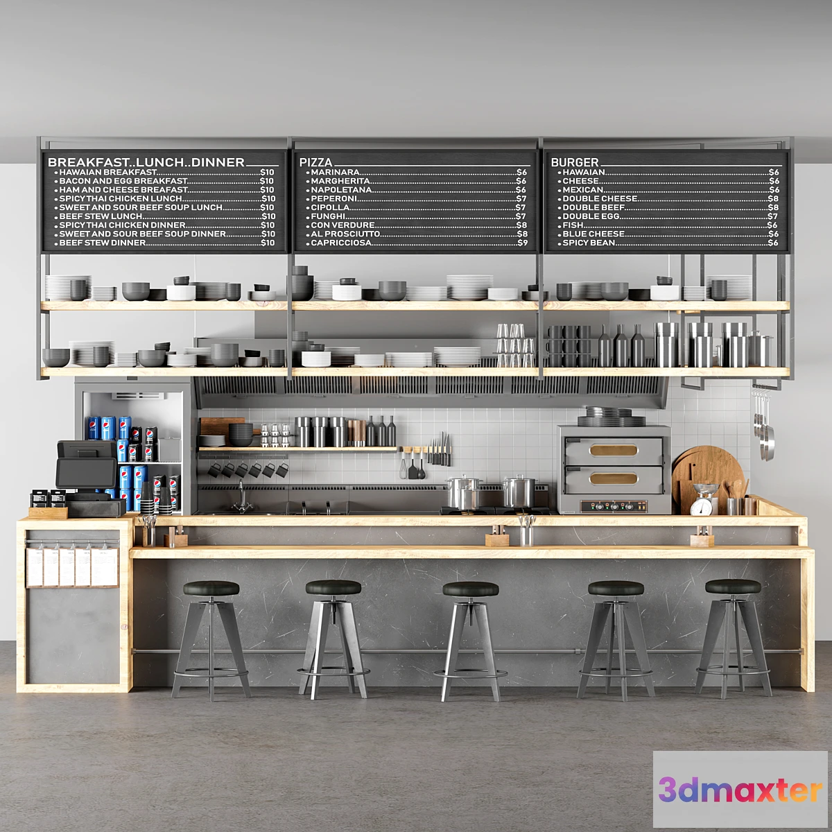 1315833 - Restaurant 01 3D Max