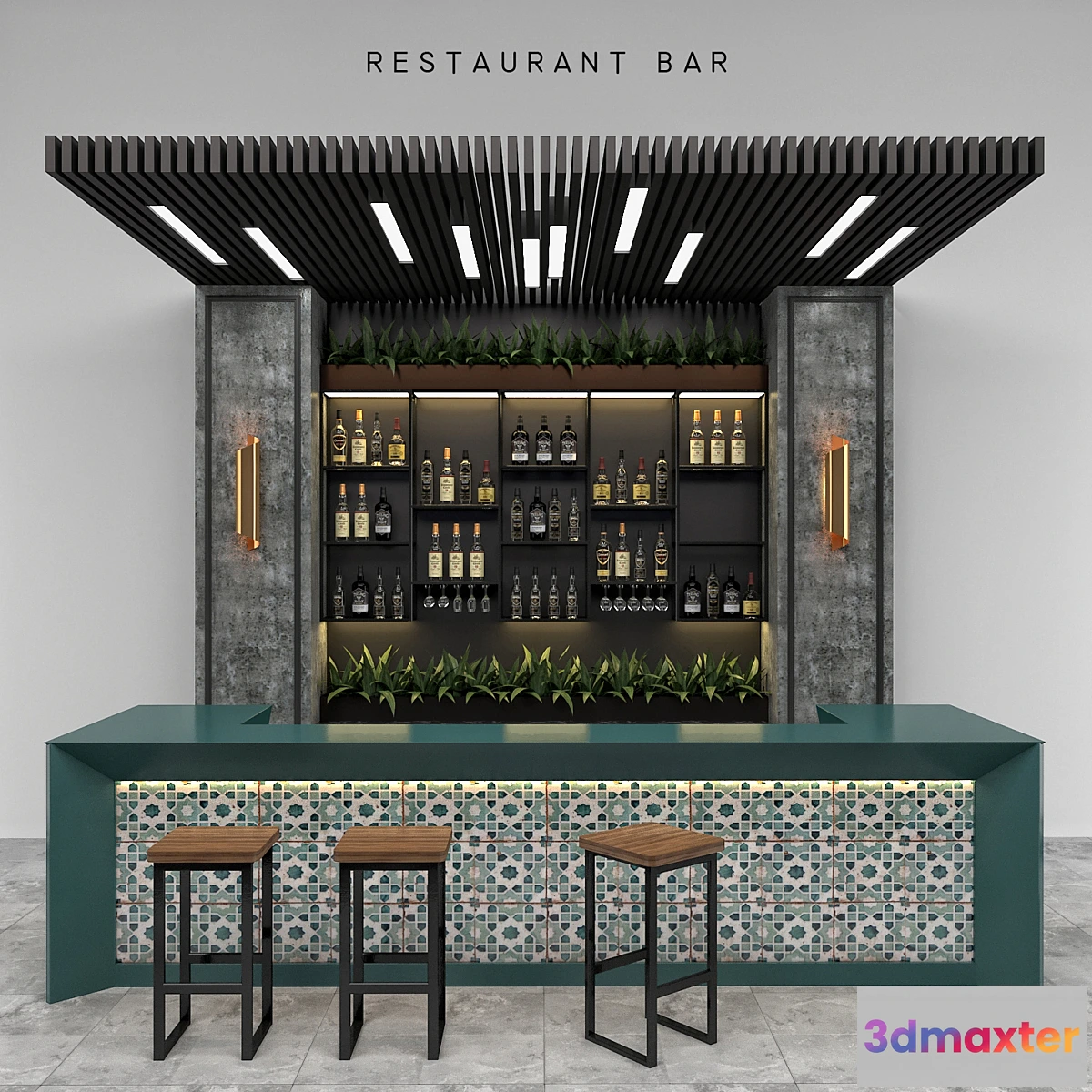 1322273 - Restaurant Bar 1.0 3D Max