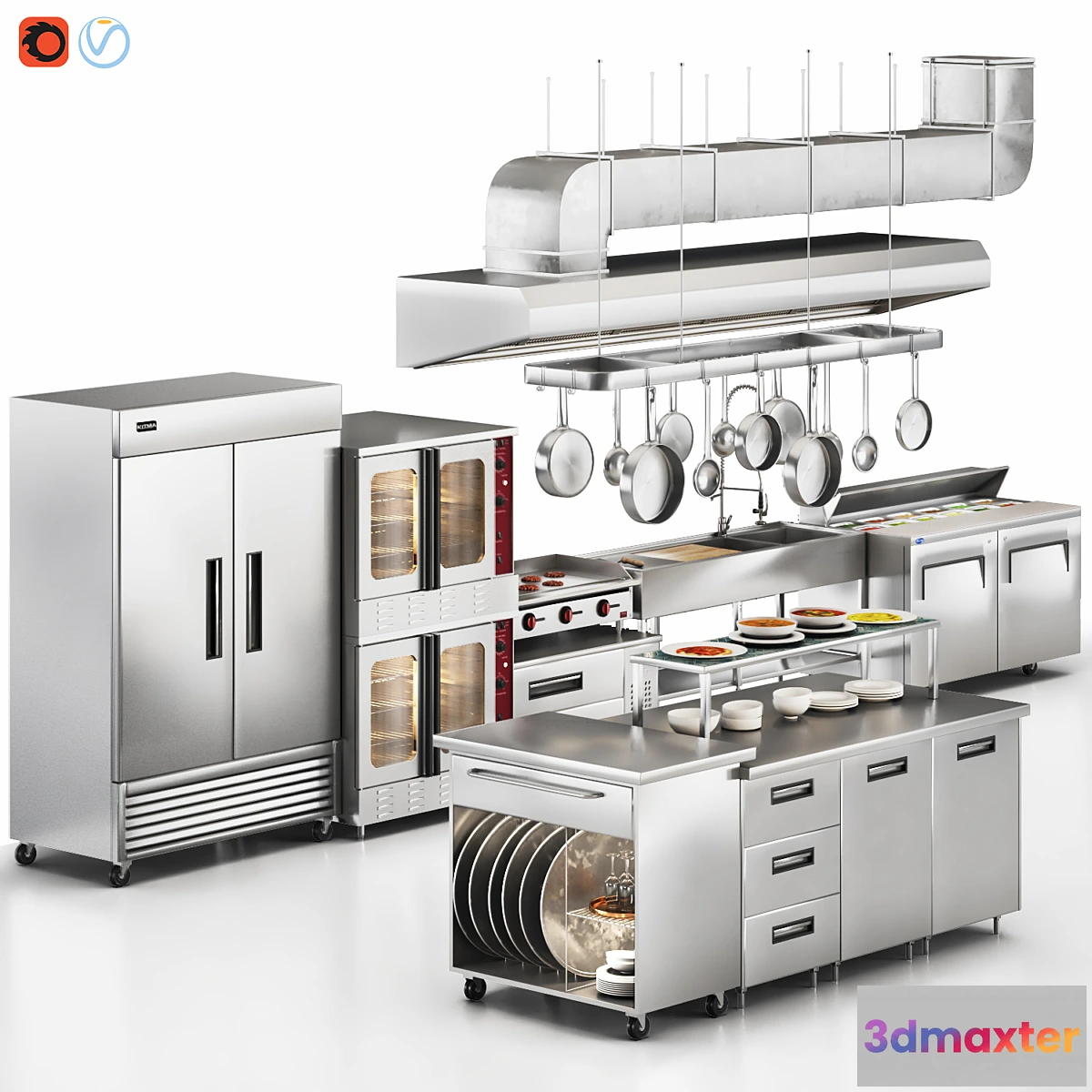 1324467 - Cafe equipment 03 - No.2 3D Max